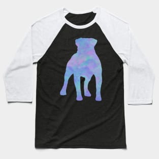 Rainbow Pastel American Bulldog Baseball T-Shirt